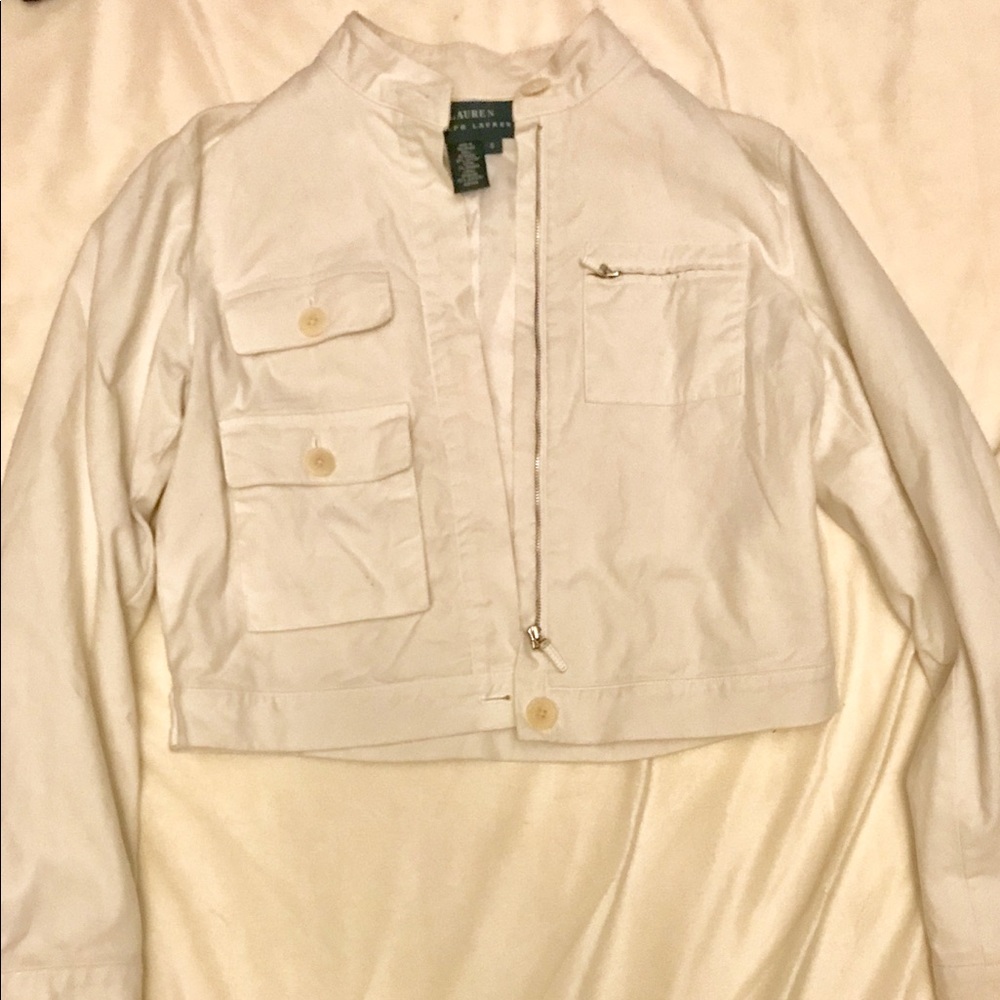 Lauren Ralph Lauren White Jacket.
